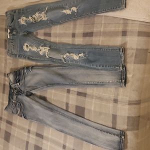Two pairs of size 0 jeans